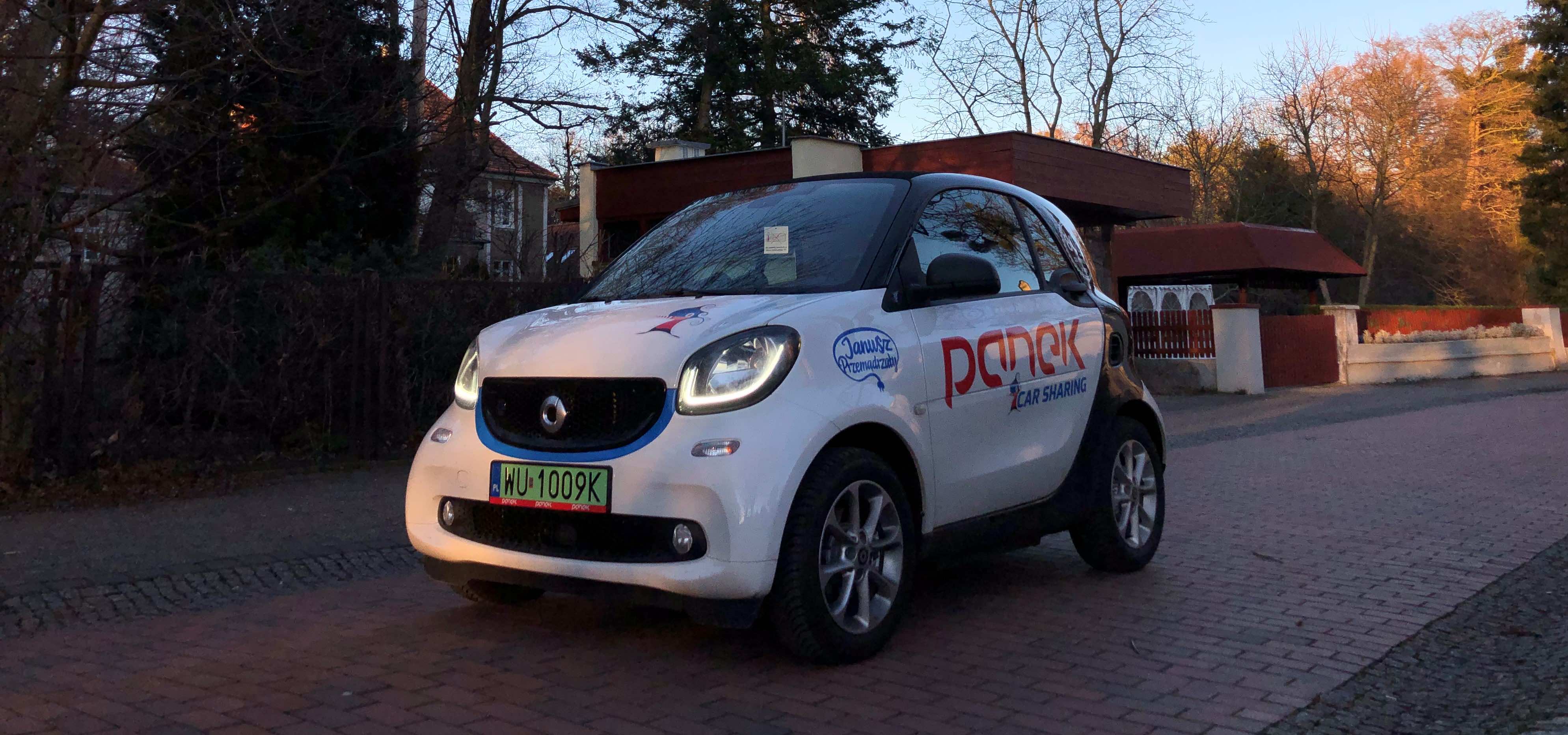 Smart EQ w wersji dla Dwojga PANEK CarSharing