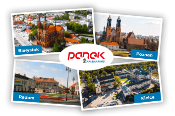 PANEK CarSharing otwiera 4 nowe miasta!