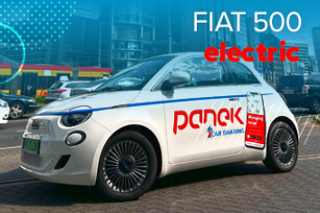 Elektryczny FIAT 500 w PANEK CarSharing
